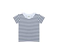 LW027 Larkwood Baby T-Shirt gestreift White 24/36 Monate