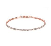 LWXLP Sterling 925 Silber Schmuck 16cm bis 19cm Tennisarmband 2mm Zirkonia Jubiläumsgeschenk Echtes Sterling Silber Armband