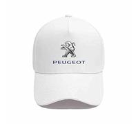 LXBSXY Mütze Basecap Herren Kappe Verstellbar für Peugeot 308 3008 408 5008, Mütze Basecap Verstellbar mit Auto Logo Baseball Cap Baseballkappe für Herren Damen Zubehör,F