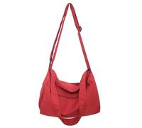 LXJYDN Schultertasche wasserdichte Tragbare Reise Schultertasche Große Kapazität Yoga Tasche Fitness Tasche Mit Schuhfach Für Männer Und Frauen-Rot-38 * 22 * 22Cm