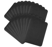 LXUEJIE 20 Stück Flicken zum Aufbügeln, Selbstklebende Bügelflicken Reparaturflicken Schwarz Aufnäher zum Aufbügeln für Jeans, T-Shirt, Kleidung, Rucksack（12.6 * 9.5cm）
