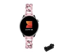 LXURY Metall Armbänder für Amazfit GTR Mini Armband Damen Edelstahl Verstellbares Elegantes Bänder für Amazfit GTR Mini Ersatzarmband Kompatibel mit Amazfit GTR Mini Uhrenarmband für Frauen (Rosa)