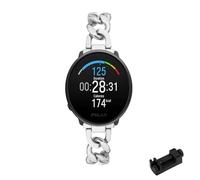 LXURY Metall Armbänder für Polar Ignite 3/Ignite 2/Ignite Armband Damen Edelstahl Verstellbares Elegantes Ersatzarmband Kompatibel mit Polar Ignite 3/Ignite 2/Ignite Uhrenarmband für Frauen (Silber)