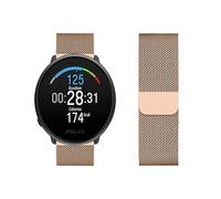 LXURY Metall Edelstahl Armbänder Kompatibel mit Polar Ignite 3/ Ignite 2/ Ignite Armband Magnetisch Einstellbar Mesh Ersatzarmband für Polar Ignite 3/ Ignite 2/ Ignite Uhrenarmband (11)