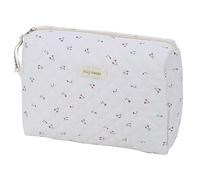 LYEAA 3pcs Große Reisekosmetikbeutel Multifunktionen Aufbewahrung Frauen Toilettenbeutel Coquette Make -up -Tasche Ästhetik süße Kawaii Bär/Erdbeer -Make -up -Tasche für Frauen Mädchen (Stil Zwei)