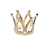 Lyguy, Krone, Baby-Krone, Foto-Requisiten, Stirnband, Ring, Mini-Dekoration, für Neugeborene, Mädchen, Prinzessin, Gold, Silber, Gedenkgeburtstag, Party, Diadem, Kopfschmuck - 1#