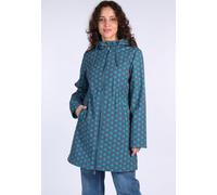 Lykka du Nord Damen Regenjacke aus recyceltem Polyester - Laetitia | Softshellmantel | 3000mm Wassersäule deep ocean (hellblau) S