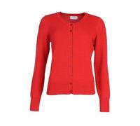 Lykka du Nord Feminime Strickjacke aus Bio-Baumwolle - Manon | Retro-Stil burnt orange (rot) L