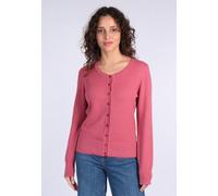Lykka du Nord Feminime Strickjacke aus Bio-Baumwolle - Manon | Retro-Stil rose wine (rosa) XL