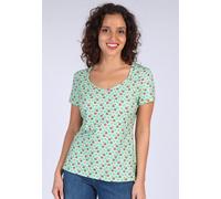 Lykka du Nord T-Shirt Jamila little flower pool (grün) M