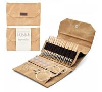 Lykke Austauschbare Stricknadeln, Farbe Holz, 12,7 cm, Stricknadel-Set - Tan Denim Effekt