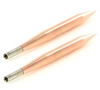 Lykke Cypra 12,7 cm austauschbare Stricknadelspitzen, 1 Paar, Größe US5, 3,75 mm