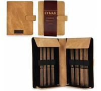Lykke Driftwood 5144170 Nadelset Nadelspiele, Holz, Umber, Small US 0-5 Set Pouch