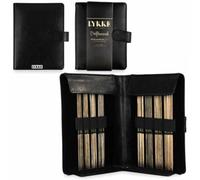 Lykke Driftwood K-LYKKE-DW-6DPSM-SET-FXL Nadelset Nadelspiele, Holz, Schwarz, Small US 0-5 Set in Faux Leather Pouch