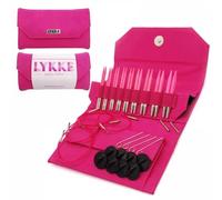 Lykke Nadelset austauschbare Nadelspitzen, Holz, Blush, 9 cm