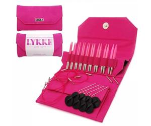 Lykke Nadelset austauschbare Nadelspitzen, Holz, Blush, 9 cm 194-5167209-000000