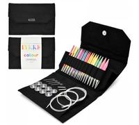 Lykke Rundstricknadel-Set, austauschbar, 12,7 cm, Schwarz