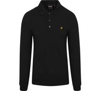 Lyle and Scott Longsleeve Polo Schwarz - Größe S Schwarz S