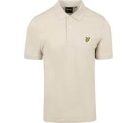Lyle and Scott Poloshirt Plain Ecru - Größe L Beige L