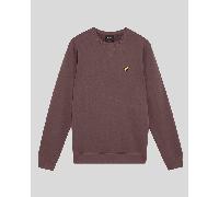 Lyle & Scott Baumwoll Sweatshirt mit Rundhalsausschnitt - Braun 2XL