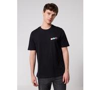 Lyle & Scott - Bekleidung Paper Letters Graphic T-Shirt - Schwarz - Größe S