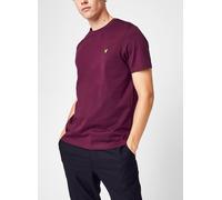 Lyle & Scott Plain Kurzarm-t-shirt M Burgundy