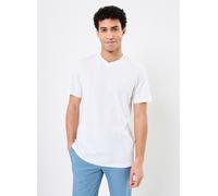 Lyle & Scott - Bekleidung Superfine V Neck T-Shirt - Weiß - Größe M