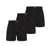 Lyle & Scott - Boxershorts für Herren, Regulär (3er-Pack) (Schwarz) S