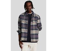 Lyle & Scott - Check Flannel Dark Navy/Chalk - Shirt Jacket - Blau - M - 100% Polyester Blau M