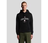 Lyle & Scott Cheers Grafik Loopback Hoodie - Schwarz L
