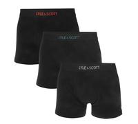 Lyle & Scott - "Devon" Boxershorts für Herren(3er-Pack) (Schwarz) M