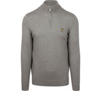 Lyle & Scott Half Zip Pull Merino Wolle Grau - Größe XL Grau XL