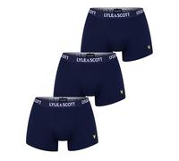 Lyle & Scott Herren Baumwoll Boxershorts Herren 3er Pack: Weiches Tragegefühl & Perfekter Sitz Atmungsaktiv | Langlebig | mit Adler-Logo