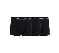Lyle & Scott Herren Baumwoll Boxershorts Herren 3er Pack: Weiches Tragegefühl & Perfekter Sitz Atmungsaktiv | Langlebig | mit Adler-Logo