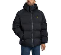 Lyle & Scott Herren Geschweißte Pufferjacke, Jet Black, L