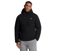 Lyle & Scott Herren-Leicht-Steppjacke Stehkragen - Tiefschwarz - L