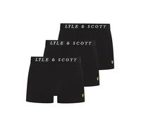 Lyle & Scott Herren Neville 3er-Pack Boxershorts aus Baumwolle - bequemer Stretch-Stoff mit Markenbund