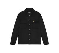 Lyle & Scott Herren-Overshirt aus gebürstetem Freizeitjacke - Tiefschwarz - L