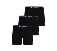 Lyle & Scott Herren Trunks 3er-Pack | Baumwolle | Elastischer Bund