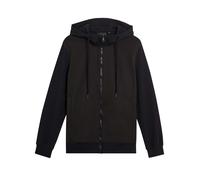 Lyle & Scott - "Hybrid" Hoodie mit durchgehendem Reißverschluss für Herren, Softshell (Schwarz) S