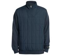 Lyle & Scott Hybrid Quilted Navy Blue Half-Zip Sweatshirt L