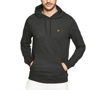 Lyle & Scott Premium Pullover Herren - Hoodie aus 100% Baumwolle - Sweatshirt mit Kapuze - Warmer Pulli in klassischer Passform - Grau - L