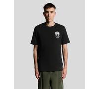 Lyle & Scott Legends Auf dem Platz Grafik T-Shirt - Schwarz M