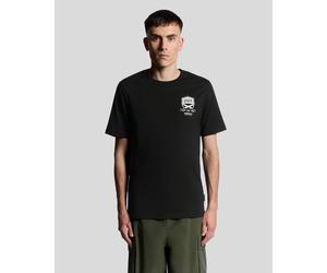 Lyle & Scott Legends Auf dem Platz Grafik T-Shirt - Schwarz M