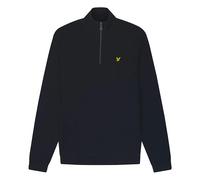 Lyle & Scott Sweatshirt Herren - Pullover mit elegantem Stehkragen - Schlichter Sweater mit Zipper für Frühling, Herbst und Winter - Weicher Pulli aus feiner Baumwolle - Blau - XXL