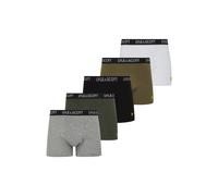 Lyle & Scott Boxershorts Herren aus Baumwolle 5er Set - Herren Unterhose mit Komfortbund - Weiche Boxershort 5er Pack für jeden Tag - Männer Unterwäsche mit Schriftzug und Logo - Mehrfarbig - XL
