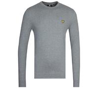 Lyle & Scott Mittelgrau melierter Baumwoll-Merinopullover XL