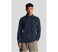 Lyle & Scott Needle Cord Shirt Muddy Navy Größe: S | Casual hemden Outlet | Herren | Blau