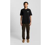 Lyle & Scott - Bekleidung Paper Letters Graphic T-Shirt - Schwarz - Größe M