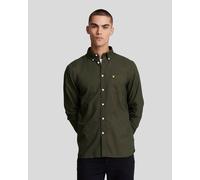 Lyle & Scott Hemd für Herren - Plain Oxford Shirt aus 100% Baumwolle mit Brusttasche| Adler-Logo